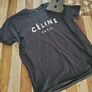 Vintage Céline Paris graphic tshirt